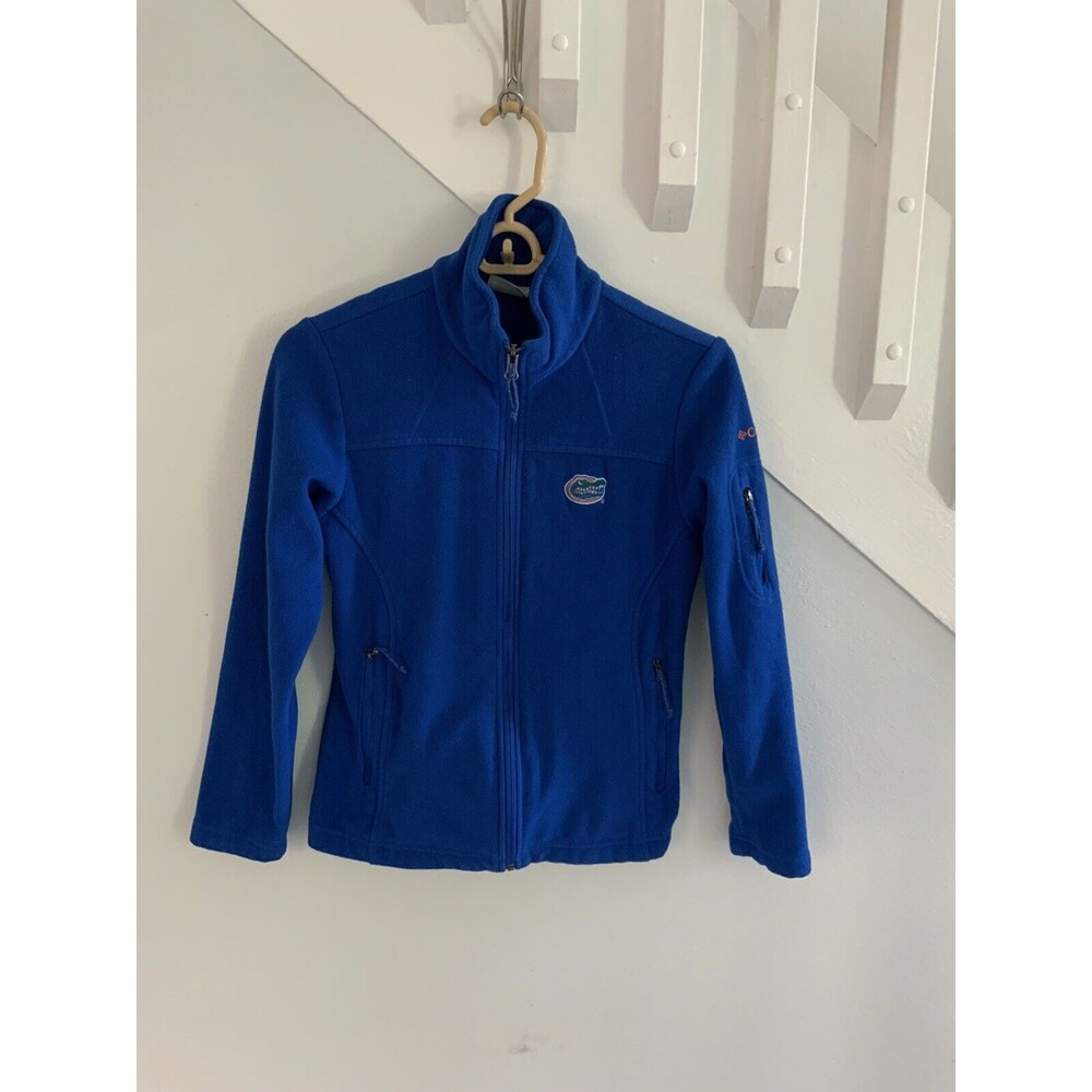 Columbia Florida Gators Logo Fleece Jacket Blue Full Zip Boys Girls XS